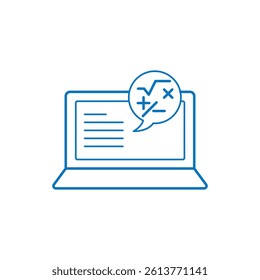 Hackathon and Simulations vector icon.