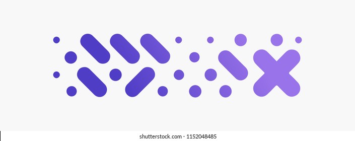 Hackathon Vector Logo. Modern Abstract Geometric Pattern. 