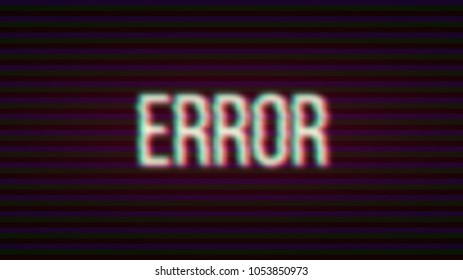 Hacked. Glitched. Abstract Digital Background. Computer screen error templates. Vector Illustration.