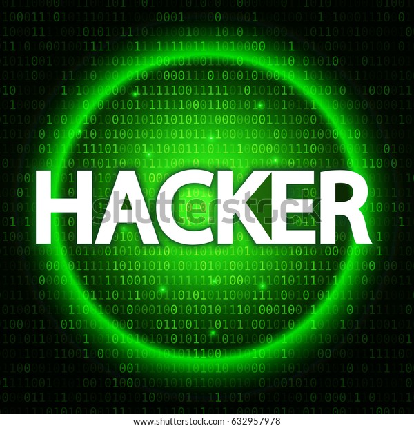 hacker attack abstract background binary 600w 632957978