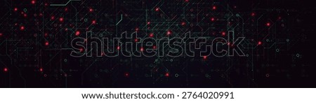 Hacker Attack Cyber Security Digital Data Breach Computer Fraud Red Code Cyberattack Screen Alert. Malware Internet Crime Cybersecurity Software Technology System Network Protection. Vector Concept