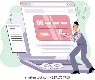 Hacker attack, fraud investigation, internet phishing attack. Fraud prevention. Internet user open scam email. Cyber criminal stealing privacy account and password, bank document and credit card