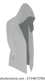 Hacker avatar silueta. Ilustración vectorial