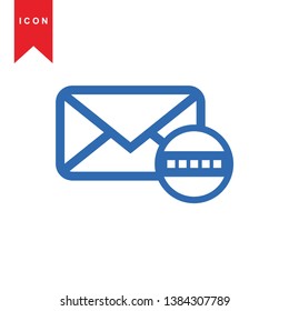 Hacker blue icon with bug virus crack worm spam isolated vector illustration - Vector