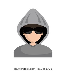 hacker character avatar icon