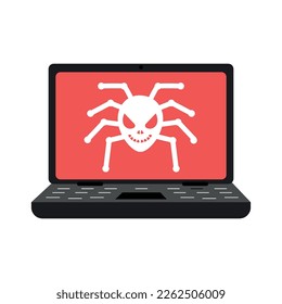 Composición de hackers con íconos conceptuales de ciberactividad ilegal romper cuenta malware datos robo ilustración vectorial