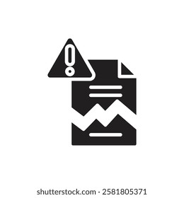 Hacker Corrupted File Filled Icon Vector Illustration