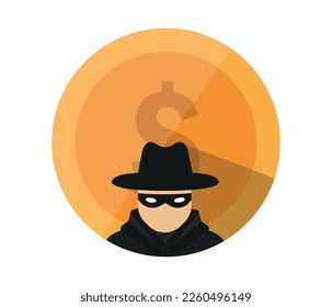 Hacker and Cybercrime. fraud concept vector.
