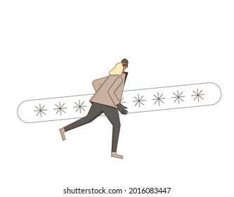 Hacker. Cybercrime. Personal data protection stealing. Cyber fraud. Vector illustartion.