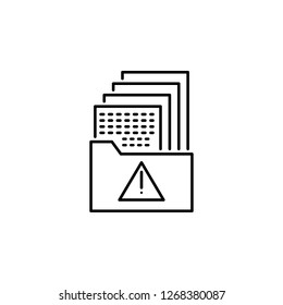 Hacker, data icon on white background. Can be used for web, logo, mobile app, UI UX