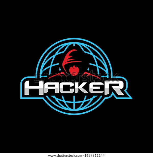 Download Hacker Gaming Logo Template Hacker E Stock Vector Royalty Free 1637911144