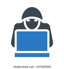 hacker glyph double color 