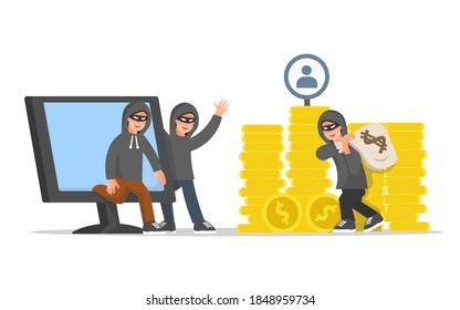 hacker group who hack into someone's account to get money