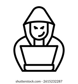 Hacker Icon Element For Design