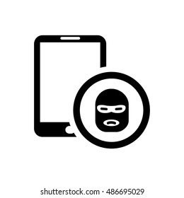 Hacker Icon Illustration Isolated Vector Sign Symbol