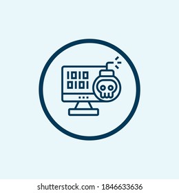 hacker icon isolated on white background from man worker avatar collection. hacker icon trendy and modern hacker symbol for logo, web, app