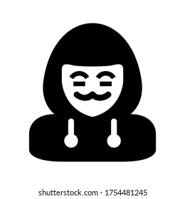 hacker icon or logo isolated sign symbol vector illustration - high quality black style vector icons
