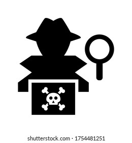 hacker icon or logo isolated sign symbol vector illustration - high quality black style vector icons
