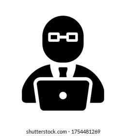hacker icon or logo isolated sign symbol vector illustration - high quality black style vector icons
