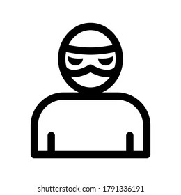 hacker icon or logo isolated sign symbol vector illustration - high quality black style vector icons
