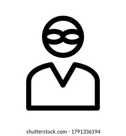 hacker icon or logo isolated sign symbol vector illustration - high quality black style vector icons
