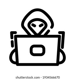 hacker icon or logo isolated sign symbol vector illustration - high quality black style vector icons
