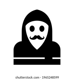 hacker icon or logo isolated sign symbol vector illustration - high quality black style vector icons
