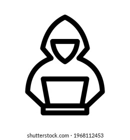 hacker icon or logo isolated sign symbol vector illustration - high quality black style vector icons
