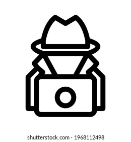 hacker icon or logo isolated sign symbol vector illustration - high quality black style vector icons
