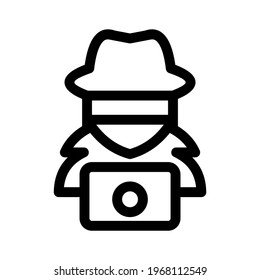 hacker icon or logo isolated sign symbol vector illustration - high quality black style vector icons
