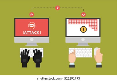 Hacker icon try to stealing password