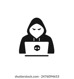 Hacker icon vector. EPS 10 editable vector