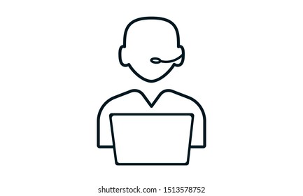 
Hacker Icon Vector. Simple flat symbol. Perfect  pictogram illustration on white background.
