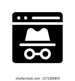 Hacker Icon Vector Symbol Design Illustration