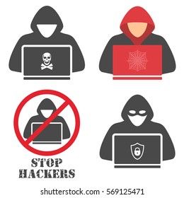 Hacker icons.