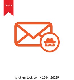 Hacker icons with bug virus crack worm spam isolated vector illustration - Vector
