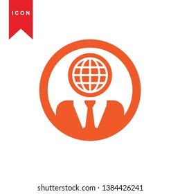 Hacker icons with bug virus crack worm spam isolated vector illustration - Vector
