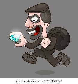 Hacker, Internet security concept, thief icon symbol illustration