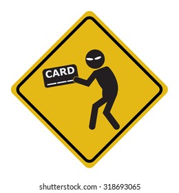 Hacker, Internet security concept. Thief symbol illustration