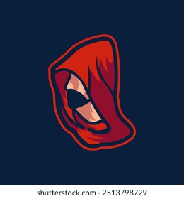 Hacker logo esports mascot illustration, for team, gaming team.