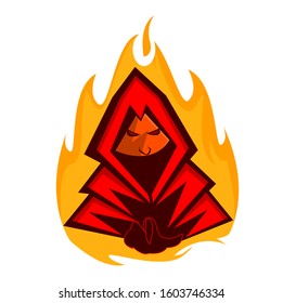 hacker logo mascot. logo for e-sport. community symbol.