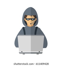 hacker man icon