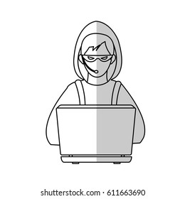 hacker man icon