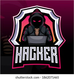 Hacker Mascot. Esport Logo Design