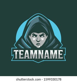 hacker mascot logo design vector