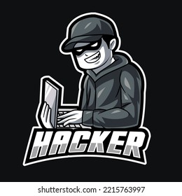 Hacker Mascot For Sports And Esports Logo