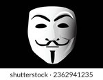 hacker mask. white color hacker mask.