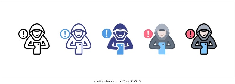 Hacker Multi Style Icon Set