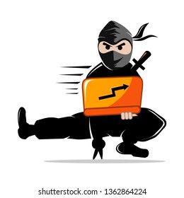 Hacker Ninja design inspiration - Vector