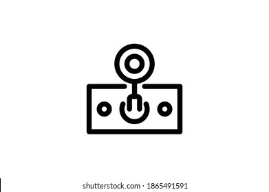 Hacker Outline Icon - Search Money